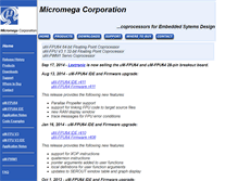 Tablet Screenshot of micromegacorp.com